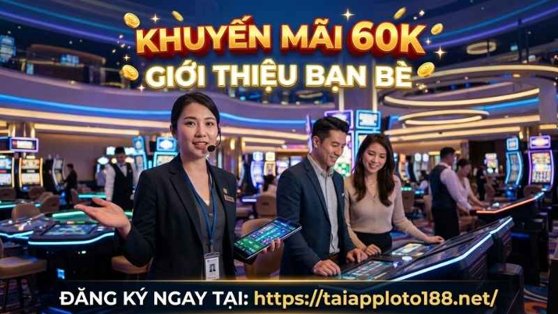 Khuyến mãi 60K giới Thiệu Bạn Bè: Cơ Hội Nhận Thưởng Hấp Dẫn