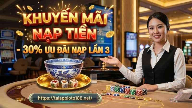 Bảng mã Khuyến mãi nạp tiền 30%